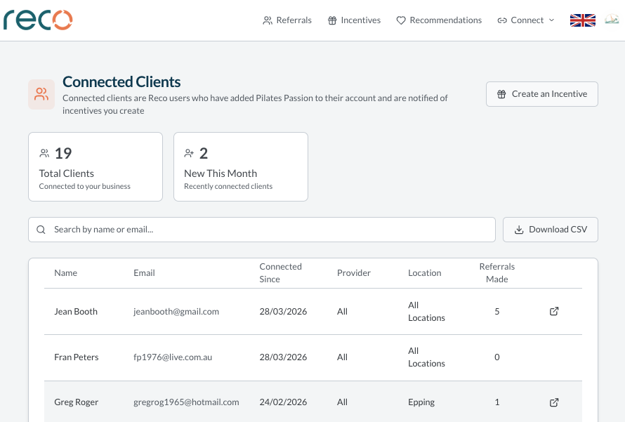 Connected Clients
